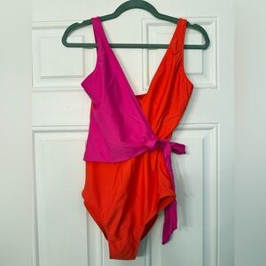 Summersalt Pink and Orange One-Piece Swimsuit